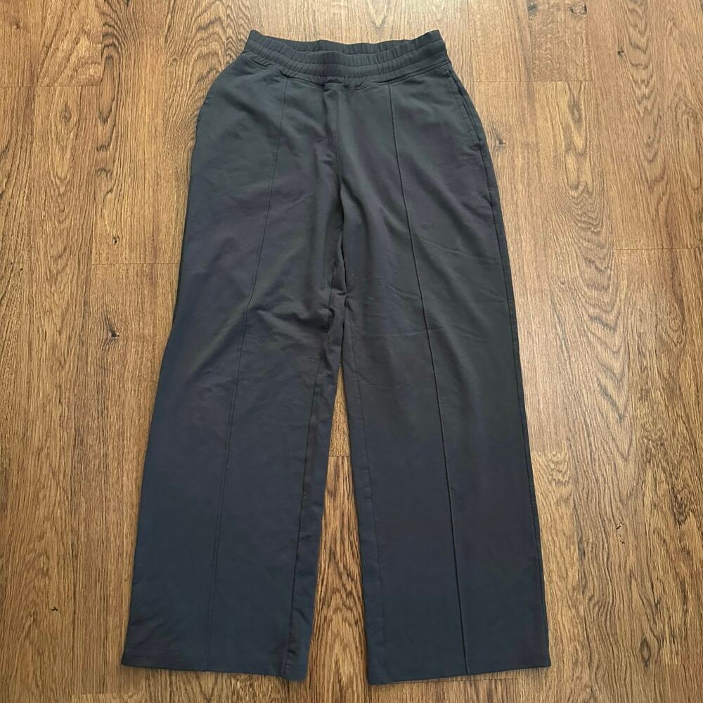 Outdoor Voices Gray wide leg elastic waist organic cotton lounge wear size XS